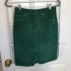 Madewell Cord Skirt [knee length]